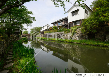 近江八幡　八幡堀　水郷めぐり 128146410