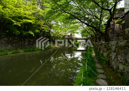 近江八幡　八幡堀　水郷めぐり 128146411