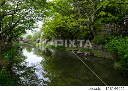 近江八幡　八幡堀　水郷めぐり 128146421