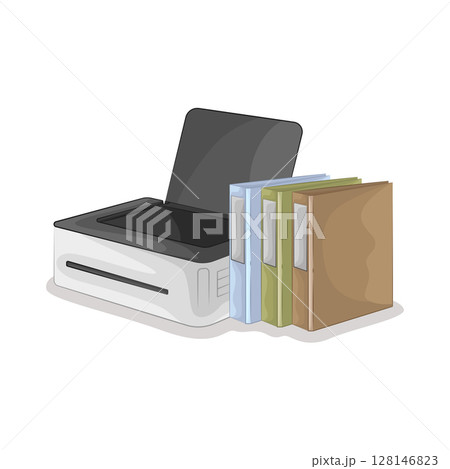 Illustration of Printer 128146823