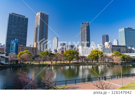 《大阪府》大阪市中之島エリア・都市景観 128147042