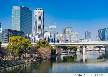 《大阪府》大阪市中之島エリア・都市景観 128147045
