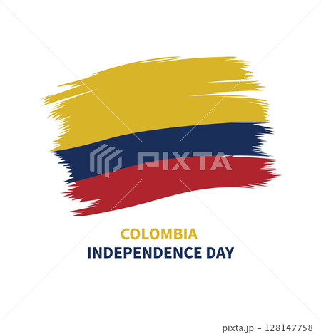 Colombia independence day vector 128147758