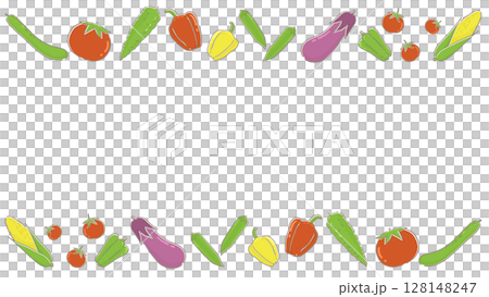 Colorful vegetable frame 128148247
