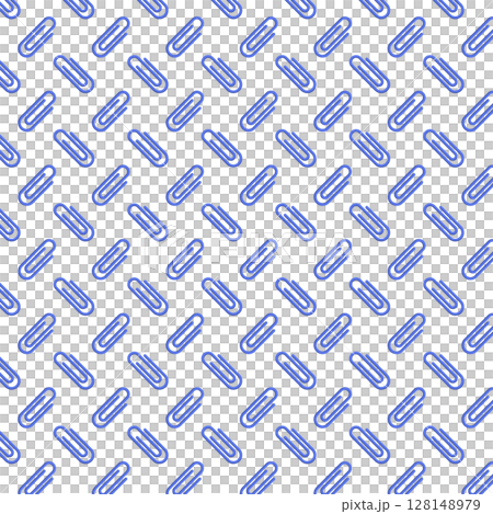 排列著回形針的背景材料圖案插圖文具色板相容於藍色 排列著回形針的背景材料圖案插圖文具色板相容於藍色 128148979