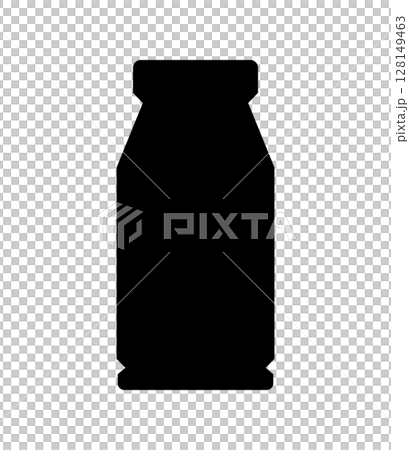 シンプルなボトル缶のシルエットイラスト ベクター シンプルなボトル缶のシルエットイラスト ベクター 128149463
