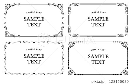アンティーク　ビンテージ　フレーム飾り枠 128150089