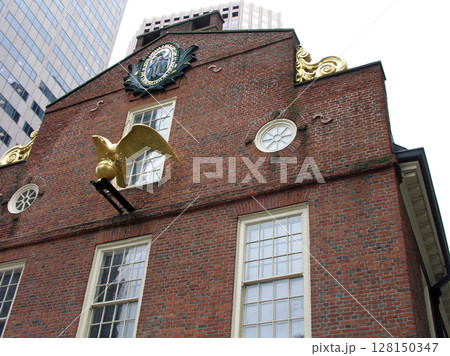 アメリカ合衆国　ボストン　旧マサチューセッツ州会議事堂 128150347