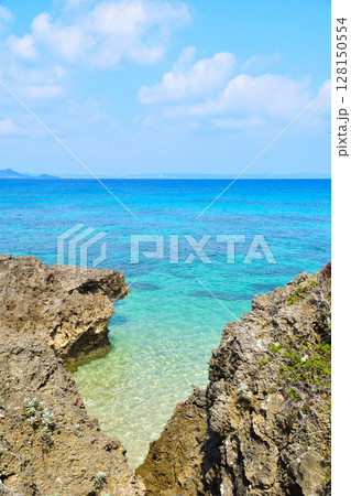 沖縄 久高島 中城湾 沖縄 久高島 中城湾 128150554