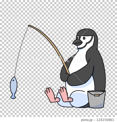 釣魚企鵝 釣魚企鵝 128150861