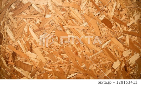 シンプルなストランドボードのイメージ 背景素材 16:9サイズ AI生成素材 128153413