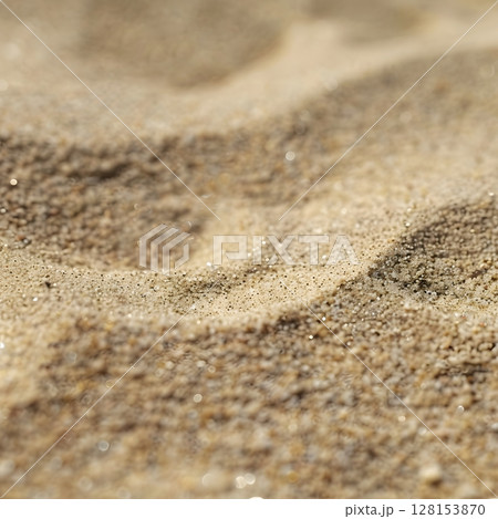 Close-up of sand texture, high detailed image 128153870