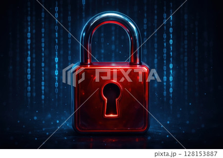 security concept with a lock 128153887