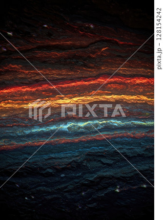 Human Emotions Formed Geological Strata Prehistoric Happiness Bedrock 128154242