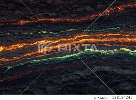 Human Emotions Formed Geological Strata Prehistoric Happiness Bedrock 128154245