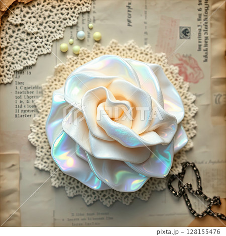 Grungy recycled paper background with whimsical tactile details. Grungy recycled paper background with whimsical tactile details. 128155476