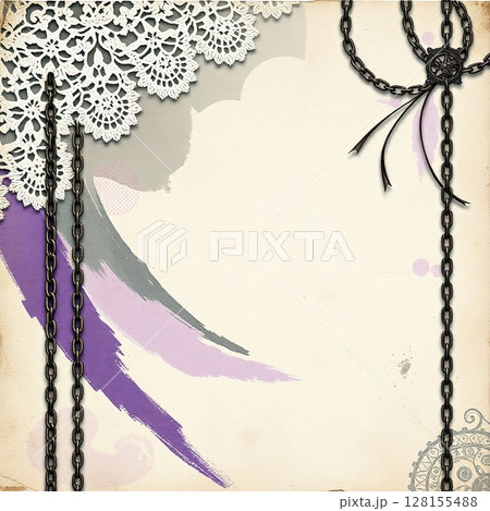 Vintage paper surface showing wear, dirt, and subtle grunge. 128155488