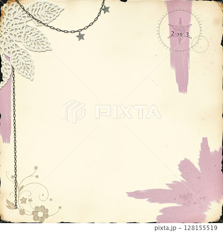 Torn paper background with soft aged texture. 128155519