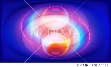 Bright rainbow background. 3D soft gradient phone wallpaper 128155634