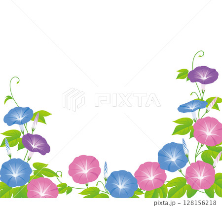 夏の花朝顔04 128156218