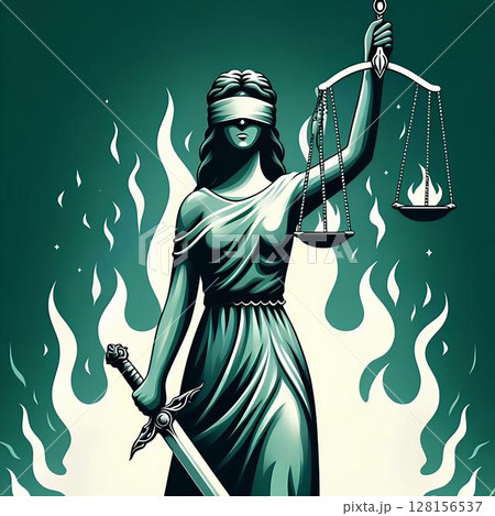 alternative digital art of the goddess of justice 128156537