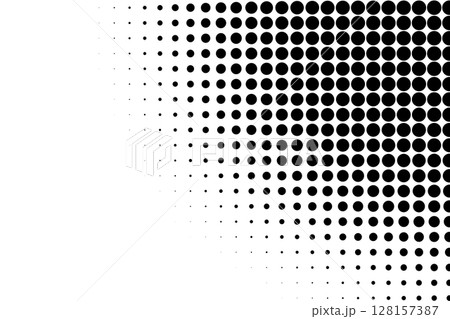 Diagonal Halftone Gradient with Black Dots Diagonal Halftone Gradient with Black Dots 128157387