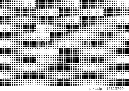Abstract Square Dots in Random Halftone Patternのイラスト素材 [128157404] - PIXTA