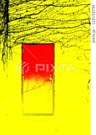 カラフルなドア 128158794