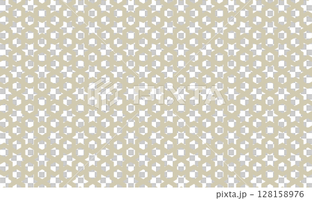 A modern and varied tortoiseshell pattern with stars and hexagons in between. 128158976