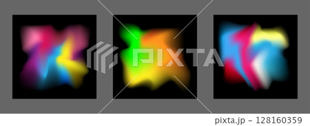 A set of colorful bright backgrounds with gradient blur. Colored glow on a black background. Template for posters, wallpapers, posters, banners and creative design A set of colorful bright backgrounds with gradient blur. Colored glow on a black background. Template for posters, wallpapers, posters, banners and creative design 128160359