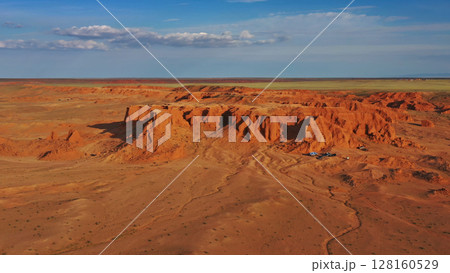 Bayanzag flaming cliffs at sunset in Mongolia Bayanzag flaming cliffs at sunset in Mongolia 128160529