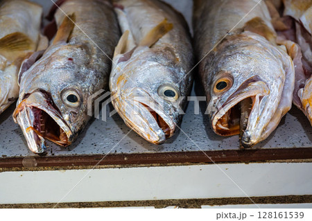 Fish and food market, Mercado Municipal at Soure in the Marajo Island at Para, Brazil Fish and food market, Mercado Municipal at Soure in the Marajo Island at Para, Brazil 128161539