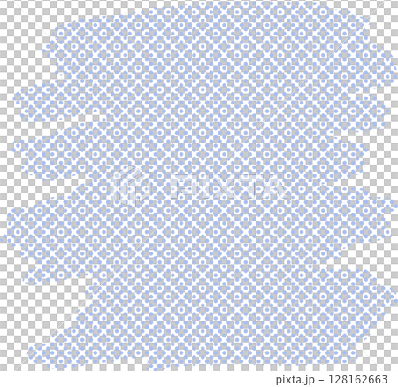 青いドットの手書きペイントイラスト 青いドットの手書きペイントイラスト 128162663