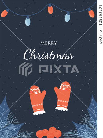 Christmas card design Christmas card design 128163508
