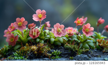 Florarium, aquarium with flowers, banner with copy space, floristry Florarium, aquarium with flowers, banner with copy space, floristry 128165943