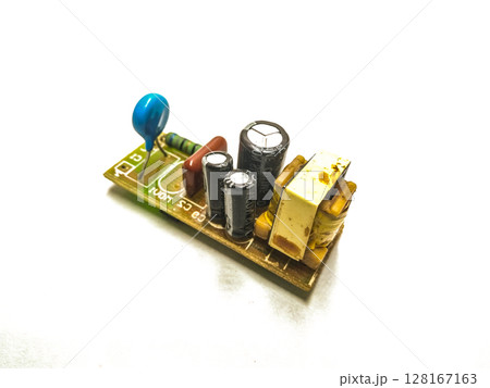 Circuit board image with selective focus 128167163