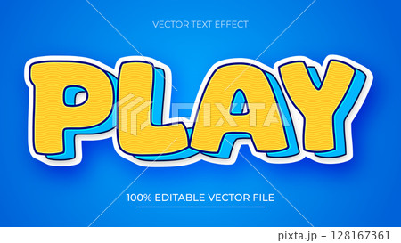Play Text Effect for Banner and Poster Headline Editable font Play Text Effect for Banner and Poster Headline Editable font 128167361