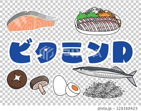 ビタミンDのイメージイラスト（背景なし） 128168423