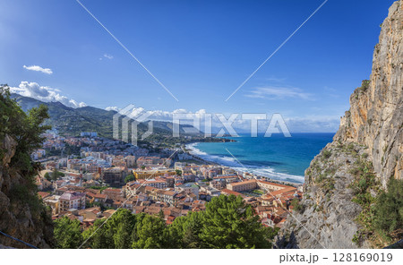The coast of Cefalu  128169019