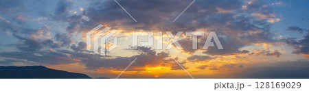 Stunning colorful clouds Stunning colorful clouds 128169029