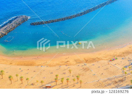 beach of Santa Cruz de Tenerife, Spain 128169276