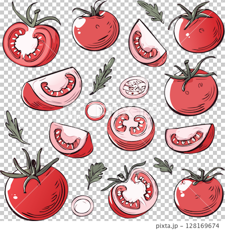 いろいろなトマト 128169674