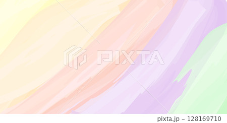 Pastel Watercolor Background with Soft Abstract Waves 128169710