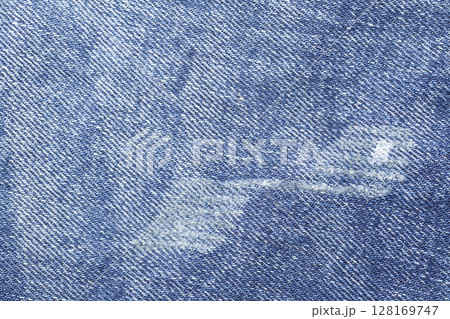 Blue jeans texture background. Denim background. 128169747