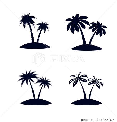 Tropical Palm Trees Tropical Palm Trees 128172107