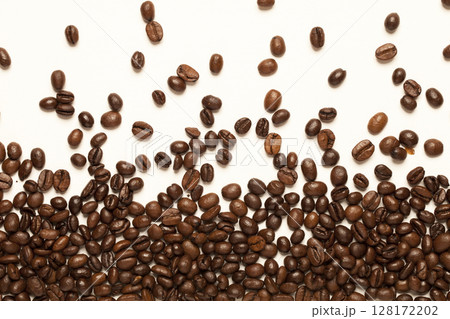 A grain of black coffee. A grain of black coffee. 128172202