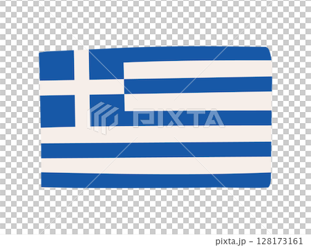 Greek flag illustration material 128173161