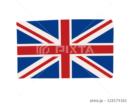イギリスの国旗のイラスト素材 128173162