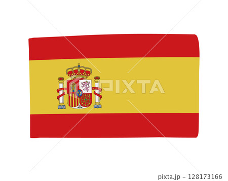 スペインの国旗のイラスト素材 128173166