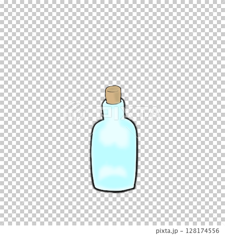 小瓶　瓶　ビン　シンプル 128174556